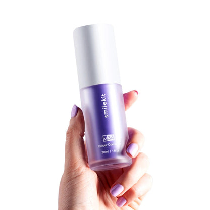 Sérum blanchissant les dents enlever les taches  30ml violet couleur