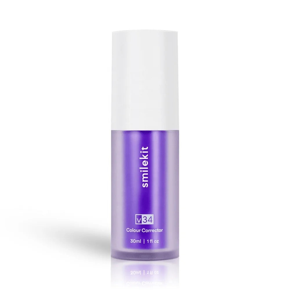 Sérum blanchissant les dents enlever les taches  30ml violet couleur